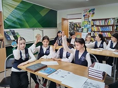 14 марта 2023 г. Час адыгейского языка «Тыбзи тIорэль,тихабзи тхэрэлъ». Старобжегокайская СБ