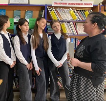 1 февраля 2024 г. Выставка-портрет «Широкая дорога Казбека Шаззо». Старобжегокайская СБ